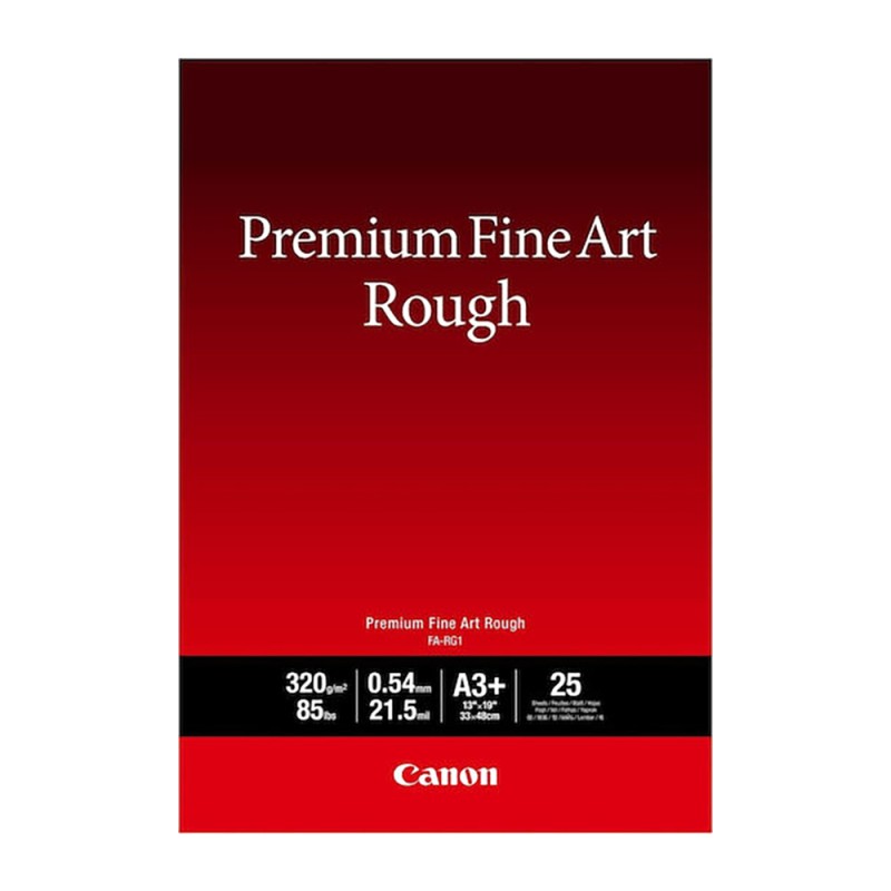 Canon FA-SM1 Photo Paper Premium Fine Art Smooth A3+ 320gr/m² for Printers Inkjet 25 Sheets (4562C004) (CANFA-RG1A3+)