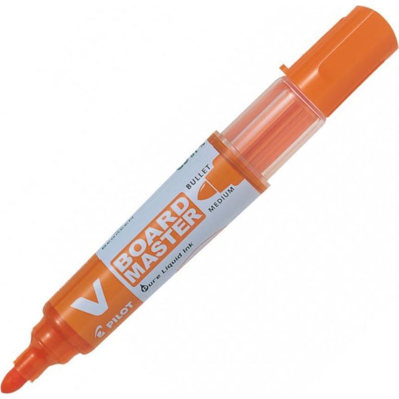 Pilot V Board Master Whiteboard Marker Medium Bullet Orange (WBMA-VBM-M-BG-ORANGE) (PILWBMA-VBM-M-BG-ORANGE)
