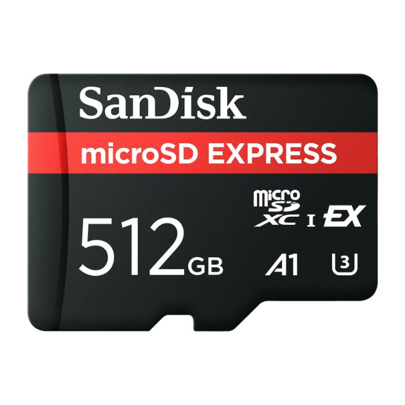 SanDisk Express MicroSD 512GB A1 UHS-I e UHS-II for Switch2 (SDSQXFN-512G-GN4NN) (SANSDSQXFN-256G-GN4NN)