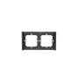 SONOFF Frame for switch M5 80 double 2-fold M5-2C-80-F (graphite/black) (M5-2C-80-F) (SONM5-2C-80-F)