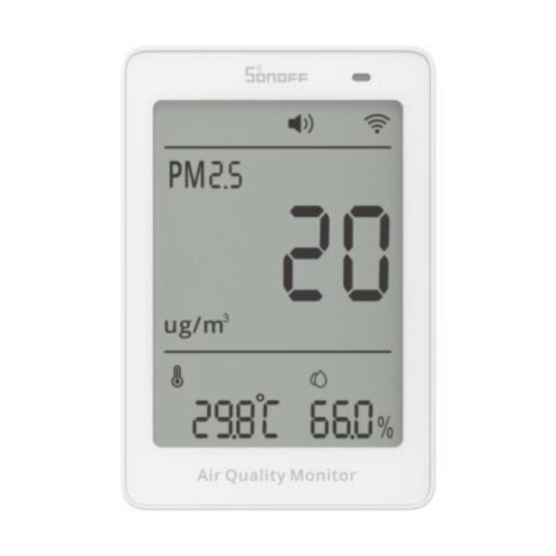 SONOFF AirGuard PM2.5 SAWF-07P WiFi LCD Οθόνη παρακολούθησης ποιότητας αέρα (SAWF-07P) (SONSAWF-07P)