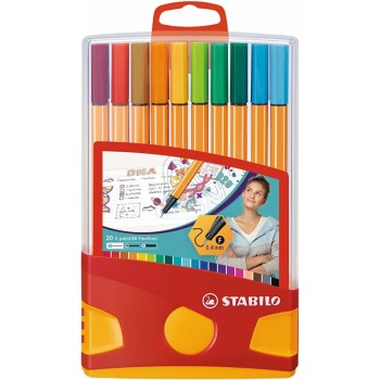Stabilo Point Colorparade Writing Markers Set Of 20 Pieces (128088203) (STAB128088203)