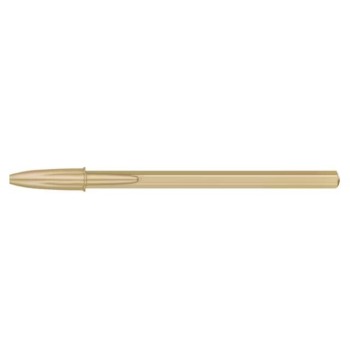 BIC Cristal Original Pen Ballpoint Gold 1.0mm (302522) (BIC302522)
