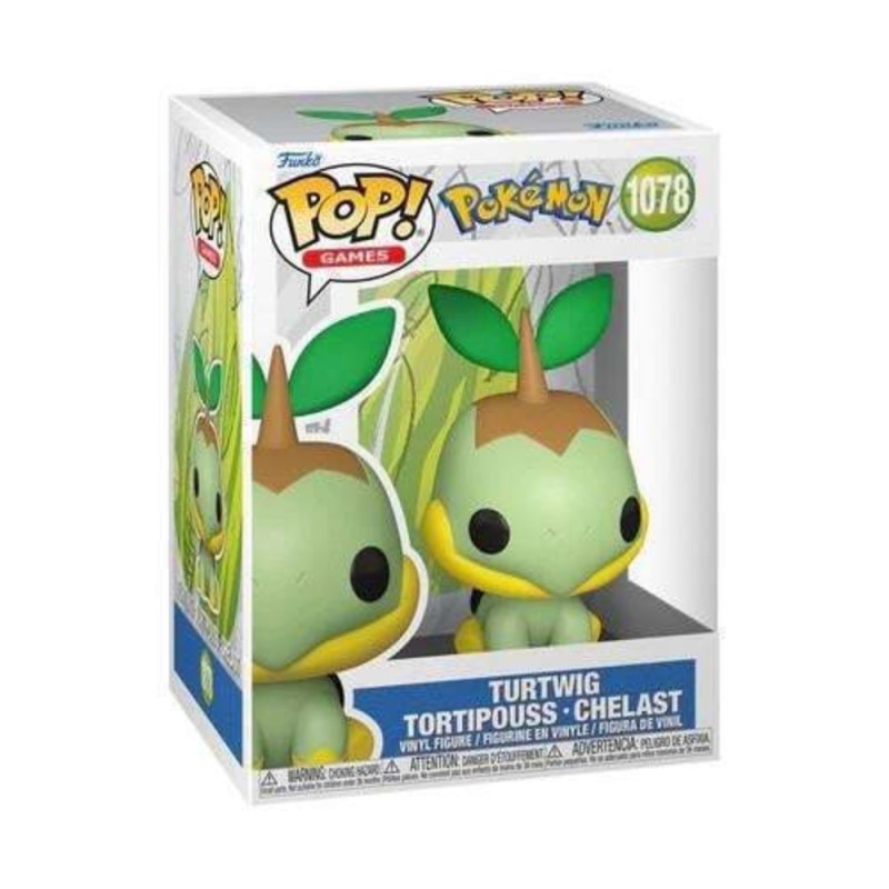 Funko Pop! Games: Pokemon Turtwig - Tortipouss - Chelast (86364) (FNK86364)