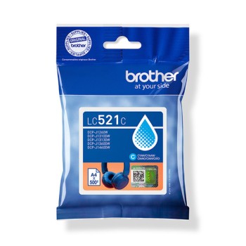 Brother Μελάνι Inkjet LC-521 Cyan (LC521C) (BROLC521C)