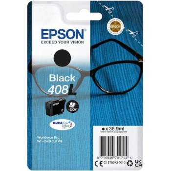 Epson 408L Inkjet Printer Cartridge Black (C13T09K14010) (EPST09K140)