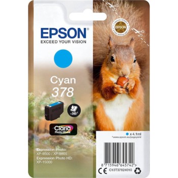 Epson Inkjet Ink Cartridge 378 Cyan (C13T37824010) (EPST37824010)