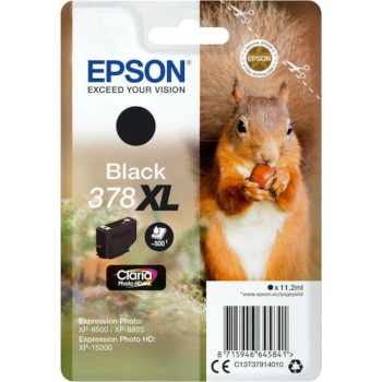 Epson Inkjet Ink Cartridge 378XL Black (C13T37914010) (EPST37914010)