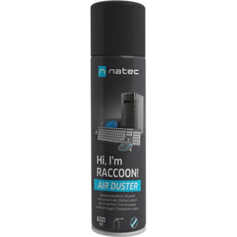 NATEC Raccoon Compressed Air Duster 600ml (NSC-1763) (NTCNSC-1763)