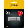 INTENSO Alu Line 4GB USB Stick 2.0 Silver (3521452) (INTE3521452)