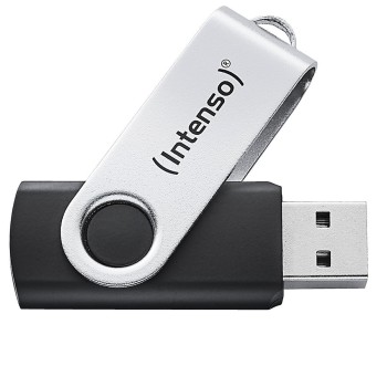 INTENSO Office Line 64GB USB Stick 3.2 Silver-Black (3543490) (INTE3543490)