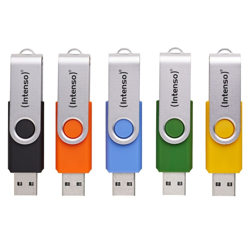 INTENSO Office Line 16GB USB Stick 3.2 5-Pack Multicolor (3543575) (INTE3543575)