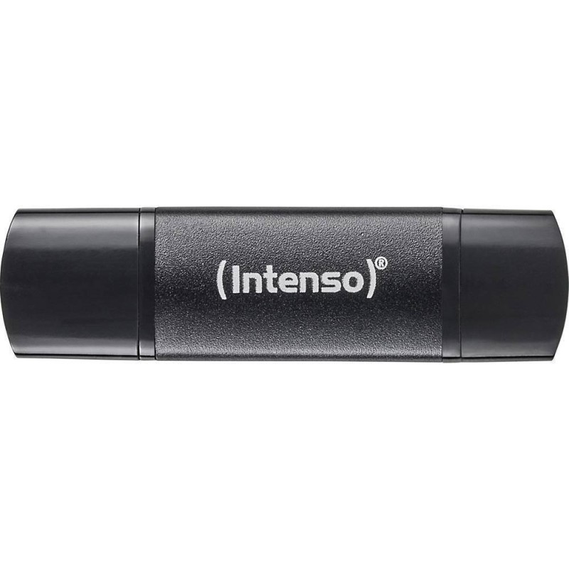 INTENSO Flex Line 64GB USB 3.2 Gen 1 Flash Drive USB-A USB-C Black (3544490) (INTE3544490)