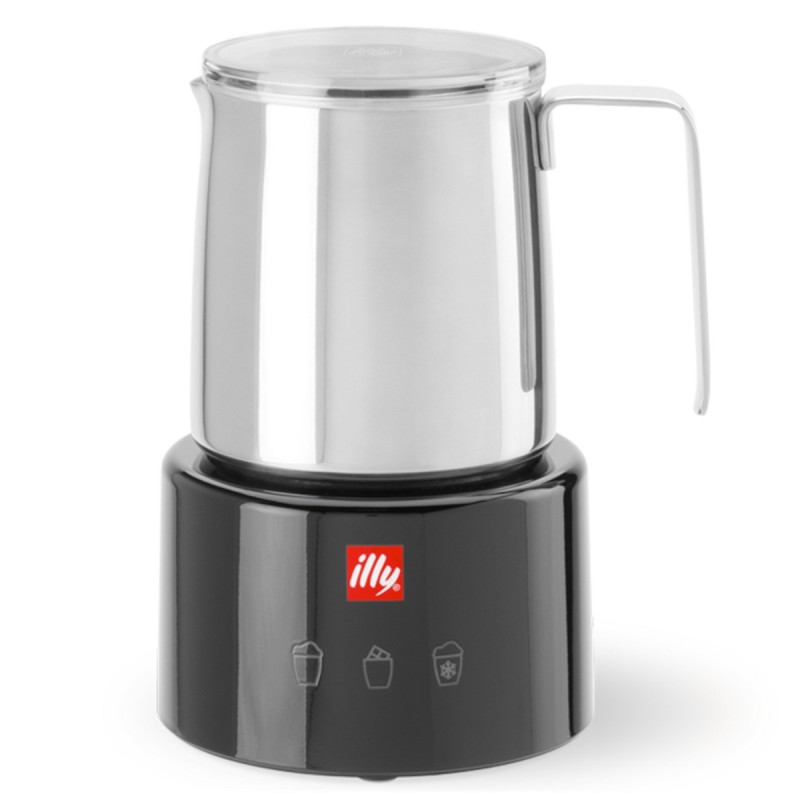 illy Cappuccinatore Electric Milk Frother Black/Stainless Steel (23760) (ILL23760)