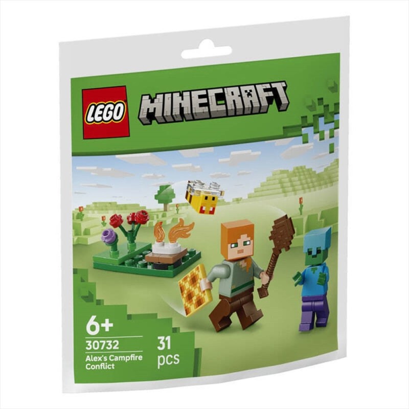 Lego Minecraft Alex's Encounter At The Campfire (Polybag) (30732) (LGO30732)