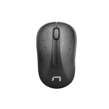 NATEC Toucan Wireless Optical Mouse 1600 DPI - Black-Grey (NMY-1650) (NTCNMY-1650)