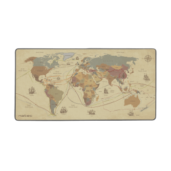 NATEC Discoveries Maxi Mouse Pad World Map 800x400mm (NPO-1457) (NTCNPO-1457)