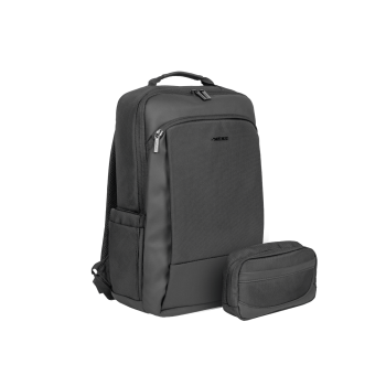 NATEC Kudu Plus Laptop Backpack 15.6" 16L with Organizer - Black (NTO-2237) (NTCNTO-2237)