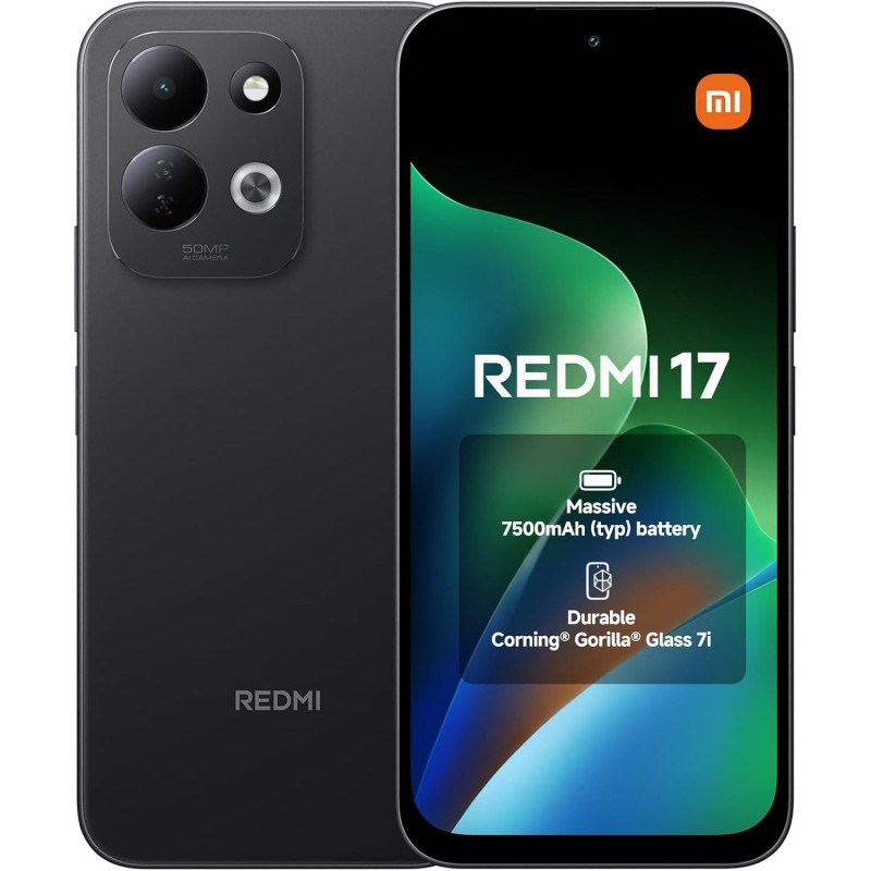 Xiaomi Redmi 17 Smartphone 4GB/256GB Black (MZB0PK7EU) (XIAMZB0PK7EU)