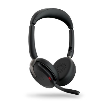 JABRA Evolve2 65 Flex Wireless Stereo Headset UC USB-A Link 380a with Wireless Charging Pad Black (26699-989-989) (JAB26699-989-989)