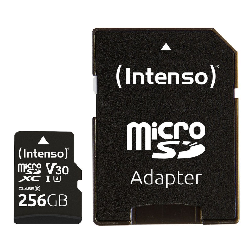 INTENSO microSDXC Card 256GB Class 10 UHS-I Professional with Adapter (3433492) (INTE3433492)