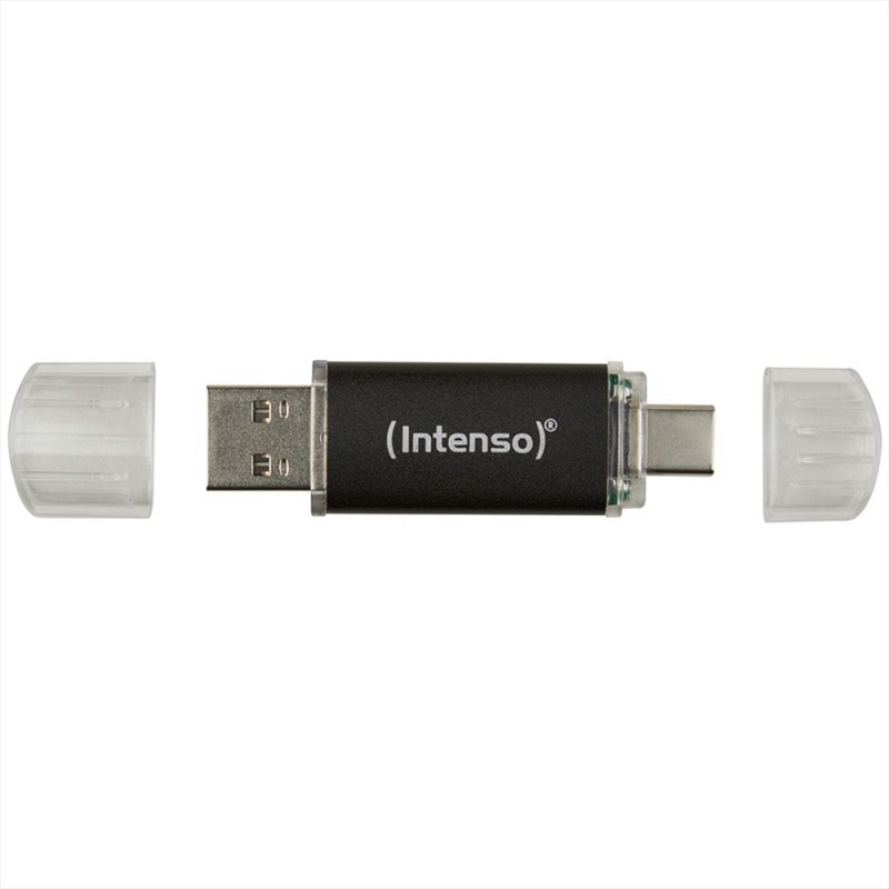 INTENSO Twist Line 32GB USB 3.2 Flash Drive USB-C USB-A Anthracite (3539480) (INTE3539480)