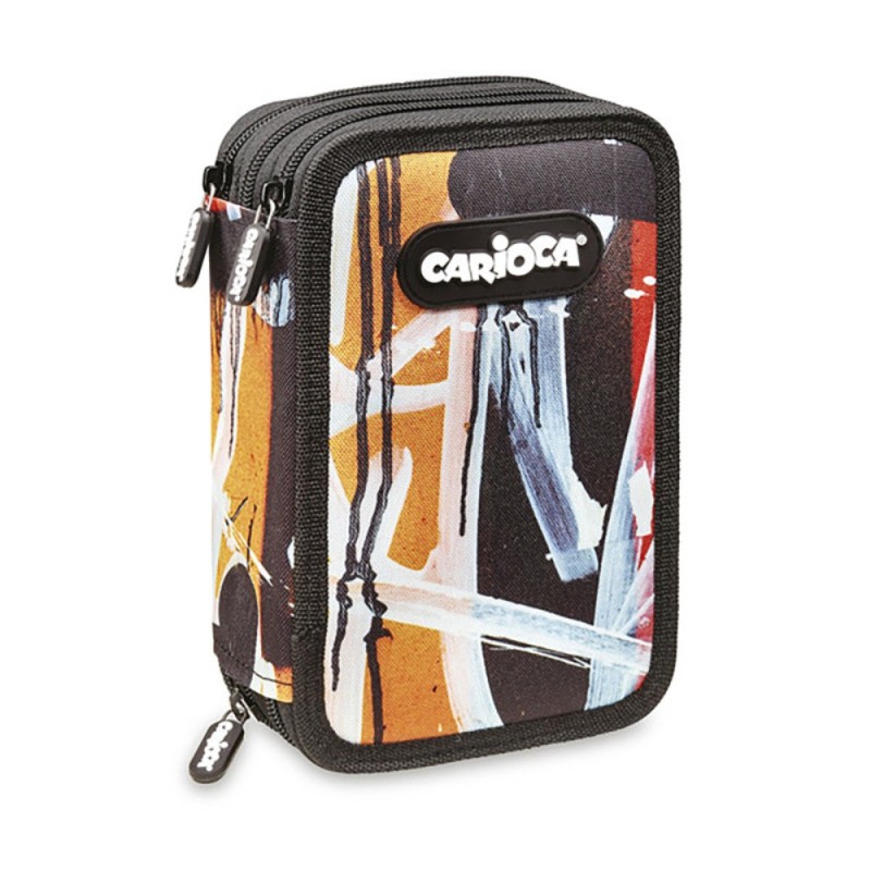 ΚΑΣΕΤΙΝΑ CARIOCA ΓΕΜΑΤΗ SPRAY 3 ZIP ΒLACK