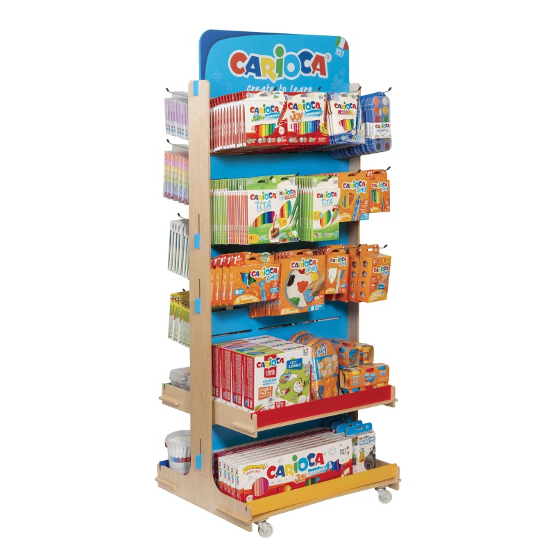 ΒΙΤΡΙΝΑ CARIOCA ΚΕΝΗ ΔΑΠΕΔΟΥ ΞΥΛΙΝΗ ΜΕ ΡΟΔΑΚΙΑ