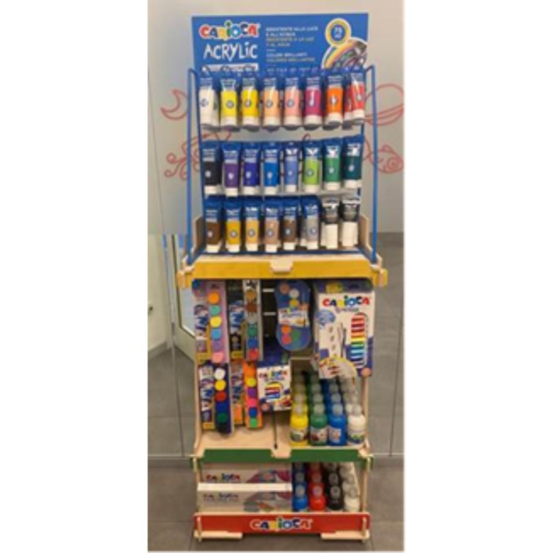 ΒΙΤΡΙΝΑ CARIOCA ΚΕΝΗ ΔΑΠΕΔΟΥ ΞΥΛΙΝΗ ΓΙΑ ΒΑΣΗ ΜΕ ΤΑ ΑΚΡΥΛΙΚΑ