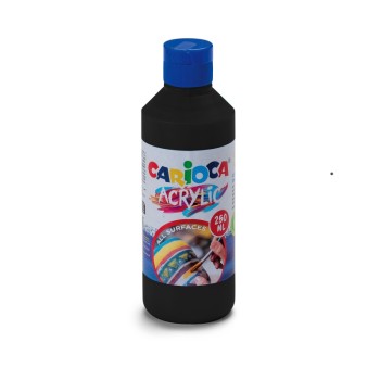 ΧΡΩΜΑΤΑ ΑΚΡΥΛΙΚΑ CARIOCA ΜΠΟΥΚΑΛΙ 250ml BLACK