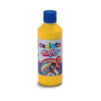 ΧΡΩΜΑΤΑ ΑΚΡΥΛΙΚΑ CARIOCA ΜΠΟΥΚΑΛΙ 250ml PRIMARY YELLOW