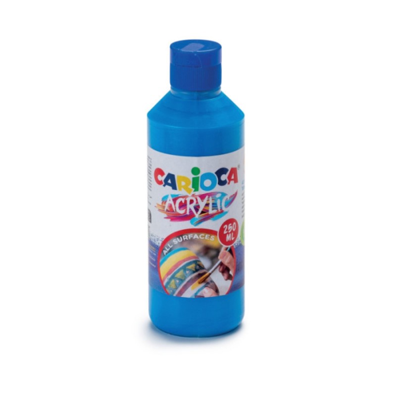 ΧΡΩΜΑΤΑ ΑΚΡΥΛΙΚΑ CARIOCA ΜΠΟΥΚΑΛΙ 250ml PRIMARY BLUE