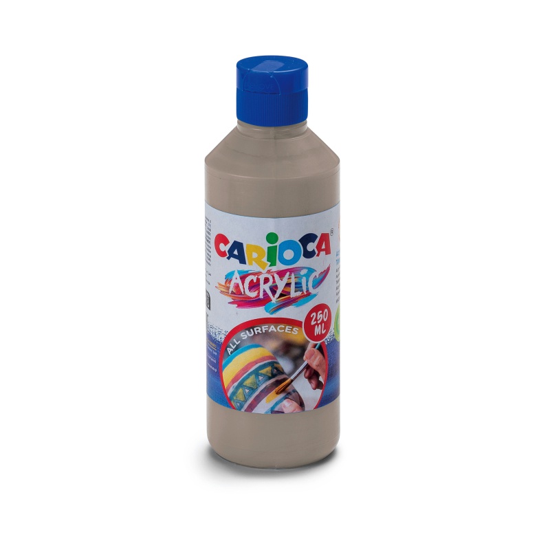 ΧΡΩΜΑΤΑ ΑΚΡΥΛΙΚΑ CARIOCA ΜΠΟΥΚΑΛΙ 250ml SILVER