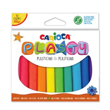 ΠΛΑΣTEΛΙΝΗ CARIOCA  12 χρωμ. 150gr