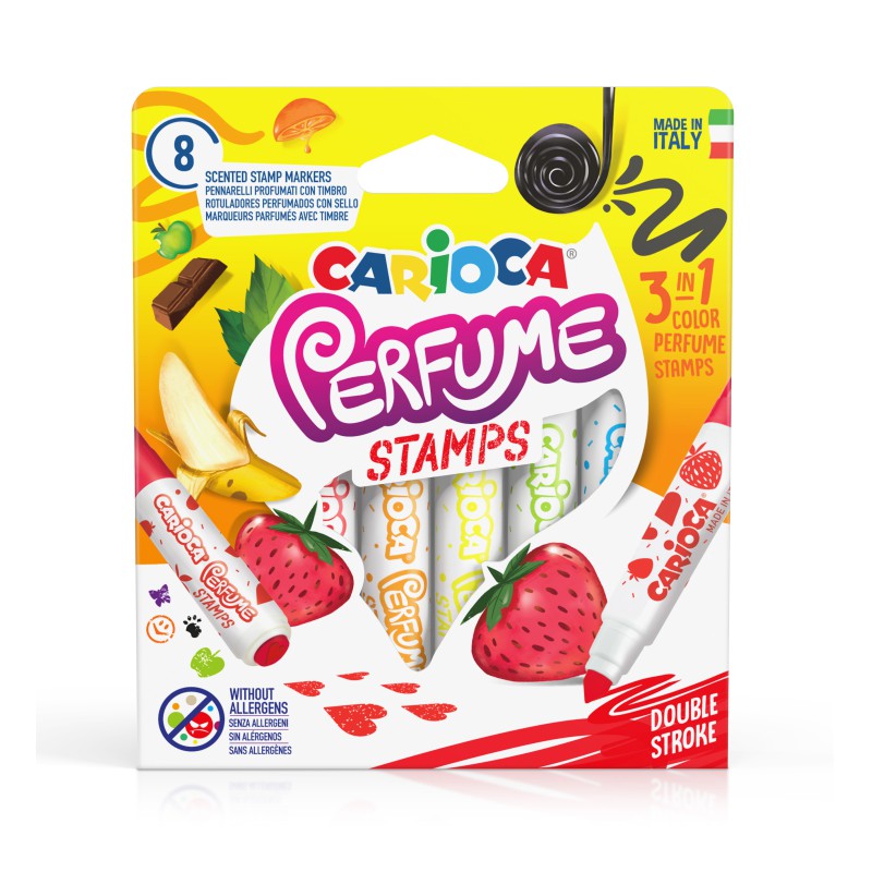 ΜΑΡΚΑΔΟΡΟΙ CARIOCA PERFUME STAMPS 8 χρωμ.