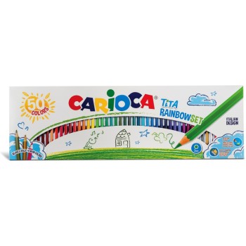 ΚΡΑΓΙΟΝ ΧΡΩΜΑΤΙΣΤΑ CARIOCA ΤΙΤΑ RAINBOW SET 50χρωμ.