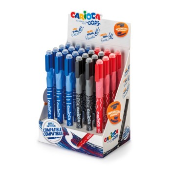 ΣΤΥΛΟ CARIOCA ERASABLE OOPS (stand 24τεμ.)