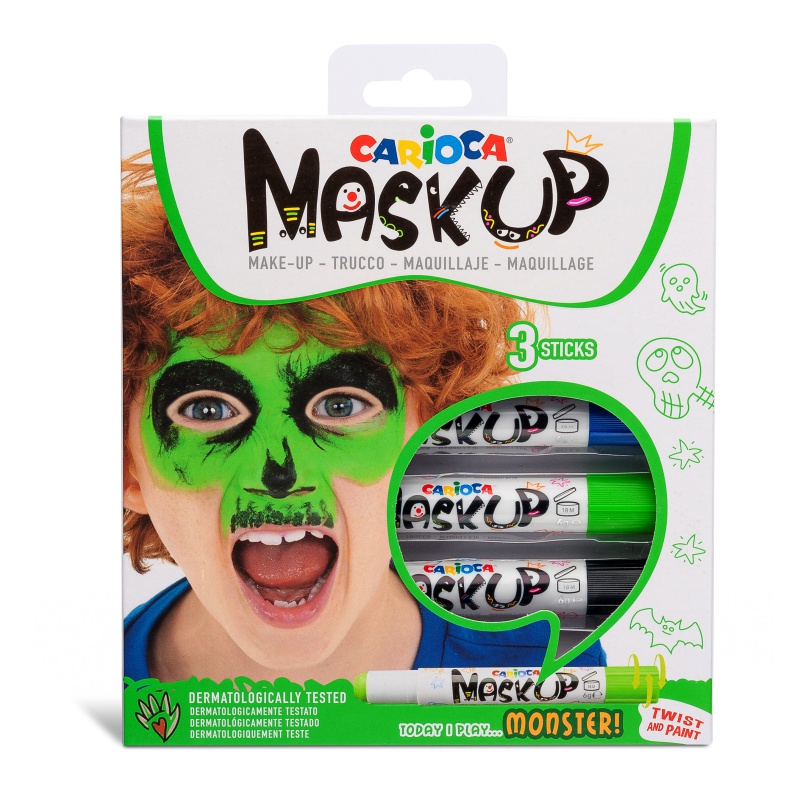 ΚΡΑΓΙΟΝ CARIOCA MASKUP 3 χρωμ. MONSTER