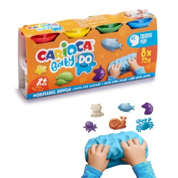 ΠΛΑΣΤΟΖΥΜΑΡΑΚΙΑ CARIOCA BABY 1+  ΣΕΤ 8/75gr