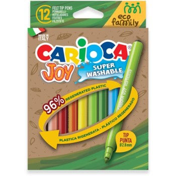 ΜΑΡΚΑΔΟΡΟΙ CARIOCA ECO FAMILY JOY 12 χρωμ.