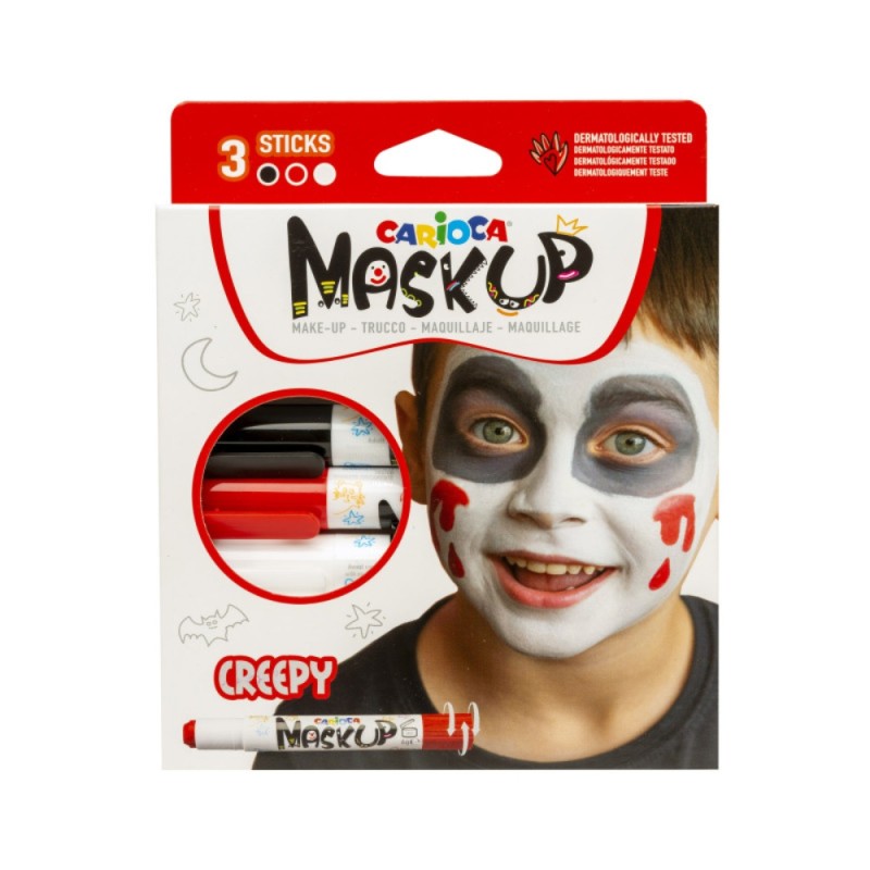 ΚΡΑΓΙΟΝ CARIOCA MASKUP 3 χρωμ. CREEPY