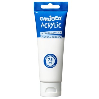ΧΡΩΜΑΤΑ ΑΚΡΥΛΙΚΑ CARIOCA 75ml WHITE