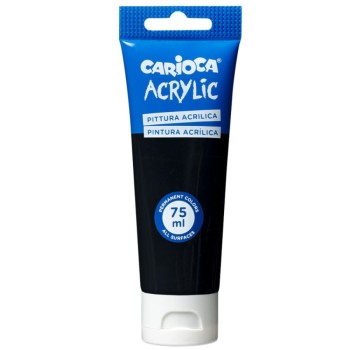ΧΡΩΜΑΤΑ ΑΚΡΥΛΙΚΑ CARIOCA 75ml BLACK