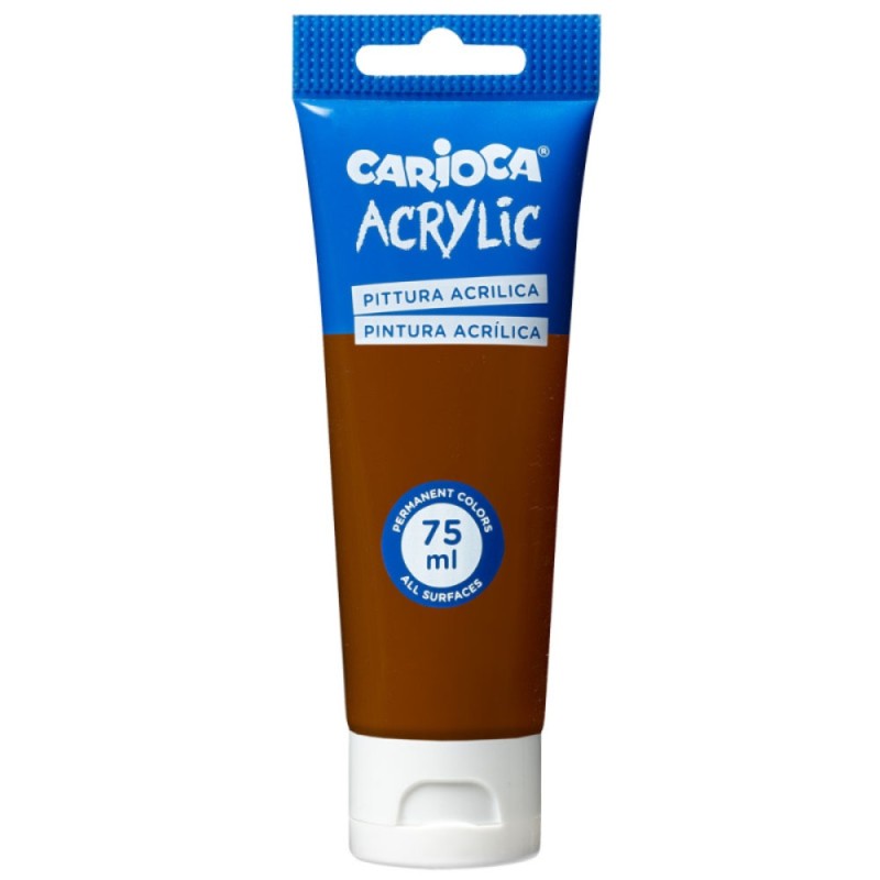 ΧΡΩΜΑΤΑ ΑΚΡΥΛΙΚΑ CARIOCA 75ml BROWN