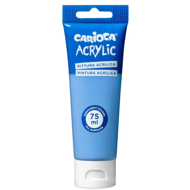 ΧΡΩΜΑΤΑ ΑΚΡΥΛΙΚΑ CARIOCA 75ml LIGHT BLUE