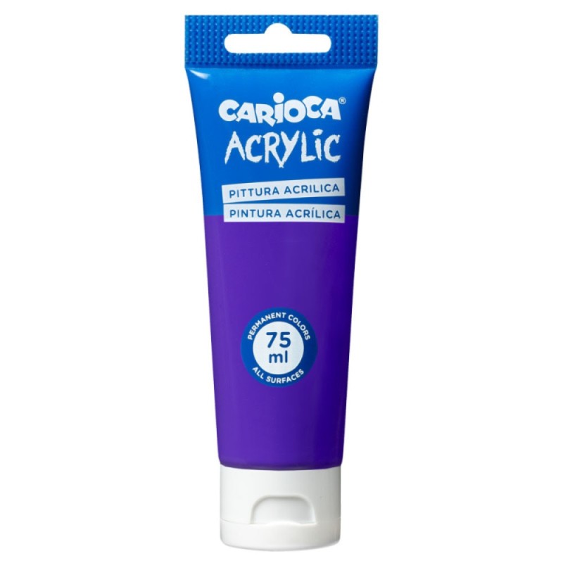 ΧΡΩΜΑΤΑ ΑΚΡΥΛΙΚΑ CARIOCA 75ml VIOLET