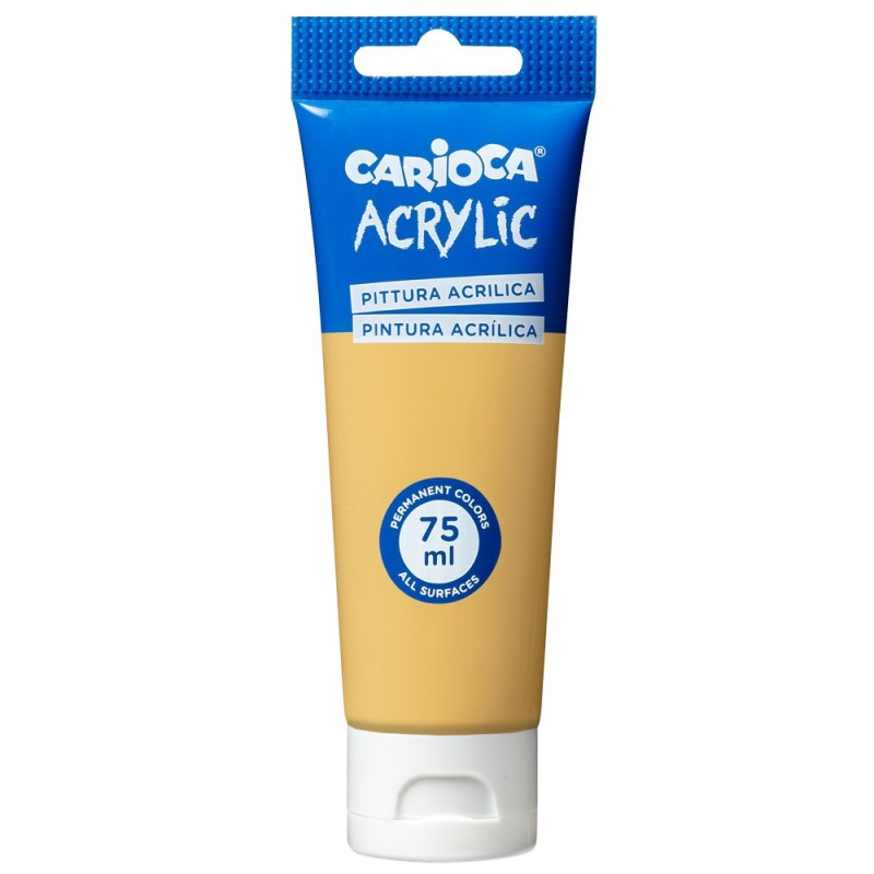 ΧΡΩΜΑΤΑ ΑΚΡΥΛΙΚΑ CARIOCA 75ml GOLD