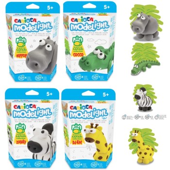 ΠΗΛΟΣ CARIOCA  MODELIGHT ΣΕΤ PHOTO SAFARI