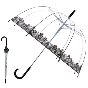 ΟΜΠΡΕΛΑ ΔΙΑΦΑΝΗ ΑΥΤΟΜΑΤΗ DENTELLE (μήκος 85cm διάμετρος 85cm)