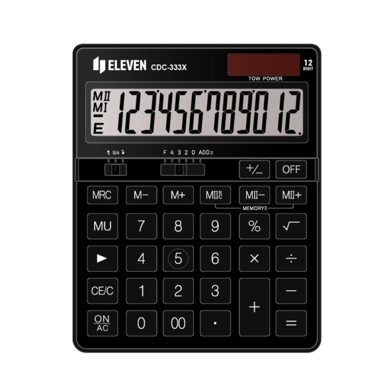ΚΟΜΠΙΟΥΤΕΡ ELEVEN  SDC 333X-BK  ΜΑΥΡΟ  (12 ψηφία) 155x125x31mm